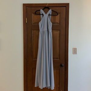 Lulu’s Air of Romance Light Blue Bridesmaid Dress
